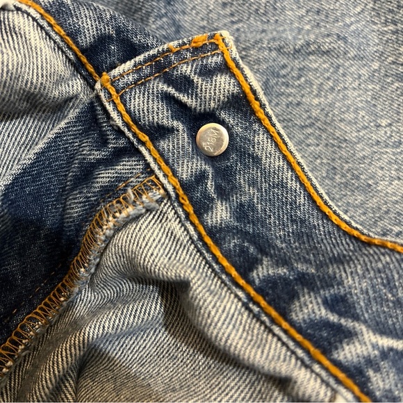 VTG Levis 550 Jeans Womens 12 S Blue  Relaxed Tapered Mom  80s Denim - Picture 12 of 12
